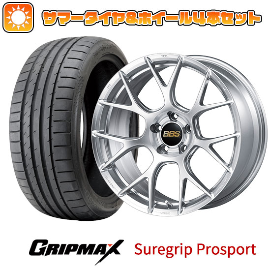 215/45R18 夏タイヤ ホイール４本セット (5/114車用) GRIPMAX シュアグリップ PRO SPORTS BSW（限定） BBS JAPAN RE-V7 18インチ