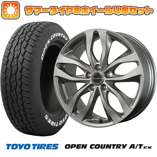 195/65R16 夏タイヤ ホイール4本セット ライズ/ロッキー（ハイブリッド） TOYO OPEN COUNTRY A/T EX BRIDGESTONE バルミナ DS M 16インチ :arktire 25161 115677 34401 34401:アークタイヤ