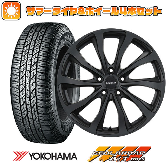 225/60R18 夏タイヤ ホイール4本セット YOKOHAMA ジオランダー A/T G015 RBL (5/114車用) BRIDGESTONE バルミナ TR10 18インチ :arktire 1341 112430 31742 31742:アークタイヤ