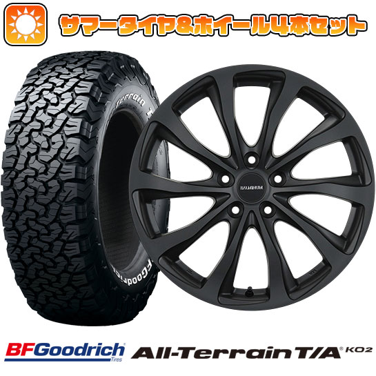 215/65R16 夏タイヤ ホイール4本セット BFグッドリッチ オールテレーンT/A KO2 RBL (5/114車用) BRIDGESTONE バルミナ TR10 16インチ :arktire 1310 112427 23751 23751:アークタイヤ