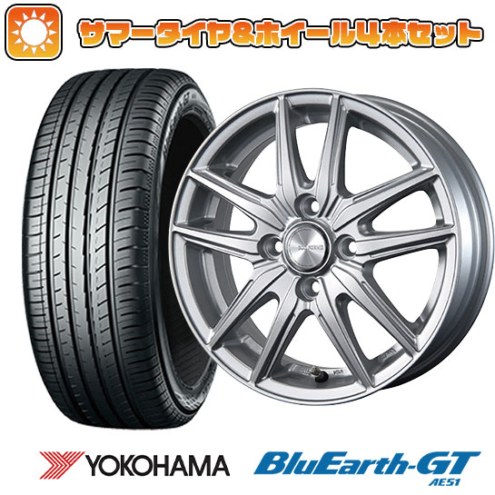 195/65R15 夏タイヤ ホイール４本セット (4/100車用) YOKOHAMA ブルーアース GT AE51 ブリヂストン エコフォルム SE-20 15インチ｜ark-tire