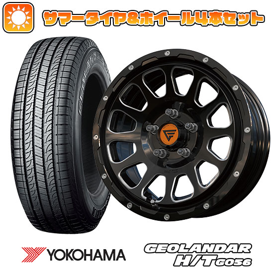 245/70R16 夏タイヤ ホイール4本セット YOKOHAMA ジオランダー H/T G056 (5/114車用) DELTA FORCE オーバル 16インチ :arktire 15841 118690 21377 21377:アークタイヤ