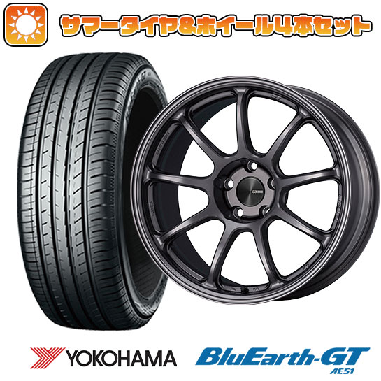 215/45R18 夏タイヤ ホイール４本セット (5/114車用) YOKOHAMA ブルーアース GT AE51 エンケイ PF09 18インチ :arktire 1130 151202 29315 29315:アークタイヤ