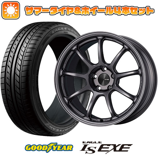 225/45R18 夏タイヤ ホイール４本セット (5/114車用) GOODYEAR イーグル エルエス エグゼ(限定) エンケイ PF09 18インチ :arktire 1261 151202 31587 31587:アークタイヤ