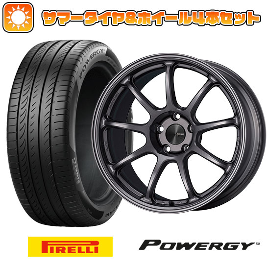 225/60R18 夏タイヤ ホイール４本セット (5/114車用) PIRELLI パワジー エンケイ PF09 18インチ :arktire 1341 151202 36977 36977:アークタイヤ