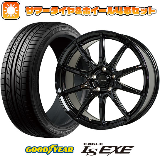 215/45R18 夏タイヤ ホイール４本セット (5/114車用) GOODYEAR イーグル エルエス エグゼ(限定) ホットスタッフ ジースピード G 05 18インチ :arktire 1130 150388 31586 31586:アークタイヤ