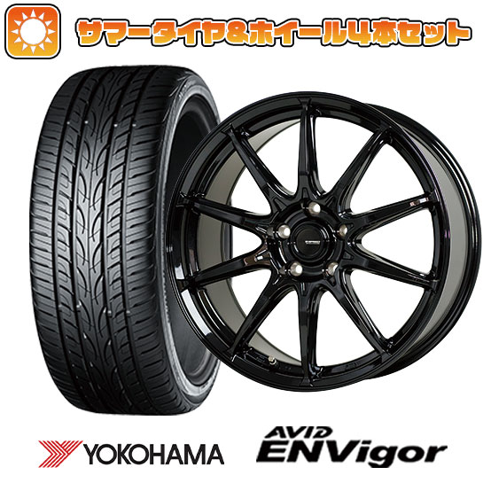 215/45R18 夏タイヤ ホイール４本セット (5/114車用) YOKOHAMA エイビッド エンビガーS321 ホットスタッフ ジースピード G 05 18インチ :arktire 1130 150388 33745 33745:アークタイヤ