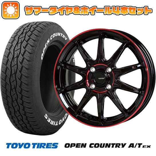 195/65R16 夏タイヤ ホイール4本セット ライズ/ロッキー（ガソリン） TOYO OPEN COUNTRY A/T EX HOT STUFF ジースピード P 05R 16インチ :arktire 21101 146458 34401 34401:アークタイヤ