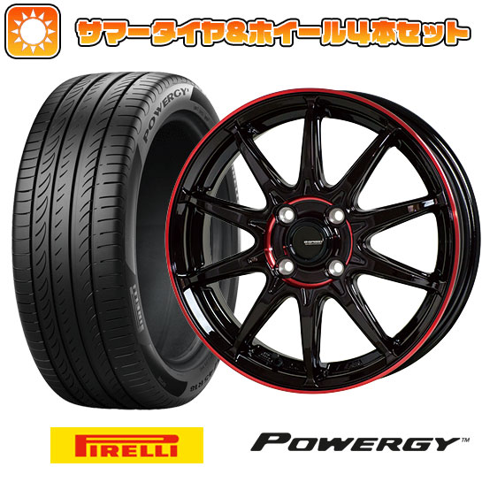 205/50R17 夏タイヤ ホイール4本セット PIRELLI パワジー (4/100車用) HOT STUFF ジースピード P 05R 17インチ :arktire 25201 146460 38262 38262:アークタイヤ