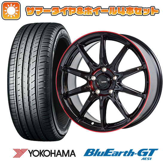 195/60R17 夏タイヤ ホイール4本セット ライズ/ロッキー（ハイブリッド） YOKOHAMA ブルーアース GT AE51 HOT STUFF ジースピード P 05R 17インチ :arktire 25181 146461 33211 33211:アークタイヤ