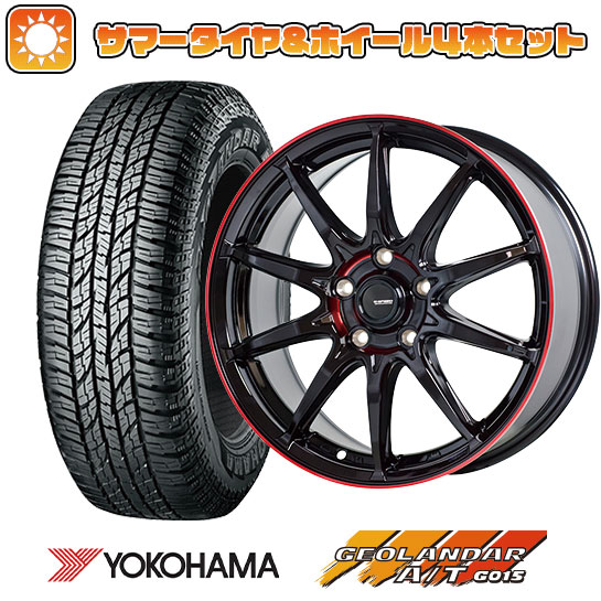 225/50R18 夏タイヤ ホイール４本セット (5/114車用) YOKOHAMA ジオランダー A/T G015 RBL ホットスタッフ ジースピード P 05R 18インチ :arktire 1301 146462 35333 35333:アークタイヤ