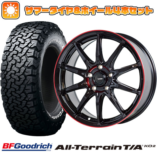 225/65R17 夏タイヤ ホイール4本セット BFグッドリッチ オールテレーンT/A KO2 RBL (5/114車用) HOT STUFF ジースピード P 05R 17インチ :arktire 2182 146461 23750 23750:アークタイヤ