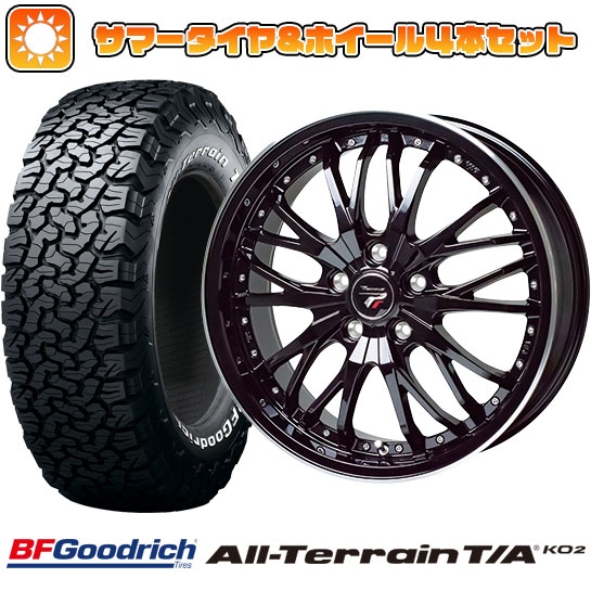 225/65R17 夏タイヤ ホイール4本セット BFグッドリッチ オールテレーンT/A KO2 RBL (5/114車用) HOT STUFF プレシャス HM 3 17インチ :arktire 2182 146329 23750 23750:アークタイヤ