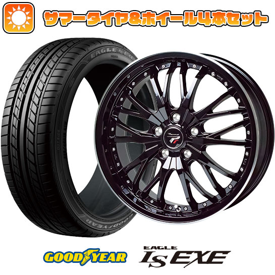 205/50R17 夏タイヤ ホイール4本セット GOODYEAR EAGLE LS EXE(限定) (5/100車用) HOT STUFF プレシャス HM 3 17インチ :arktire 1671 146329 31689 31689:アークタイヤ