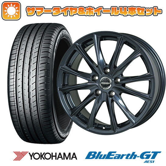 225/40R18 夏タイヤ ホイール４本セット (5/114車用) YOKOHAMA ブルーアース GT AE51 ホットスタッフ ヴァーレン W05 18インチ :arktire 1131 150331 28537 28537:アークタイヤ