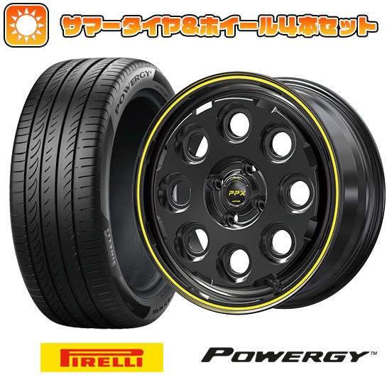 205/50R17 夏タイヤ ホイール4本セット PIRELLI パワジー (4/100車用) KYOHO PPX ミルエイト 17インチ :arktire 25201 129072 38262 38262:アークタイヤ