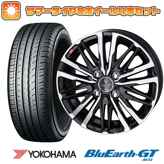 205/55R17 夏タイヤ ホイール4本セット ライズ/ロッキー（ガソリン） YOKOHAMA ブルーアース GT AE51 KYOHO スマック クレスト 17インチ :arktire 21181 128785 28554 28554:アークタイヤ