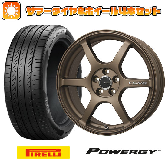 205/45R17 夏タイヤ ホイール4本セット シエンタ 2022 PIRELLI パワジー LEHRMEISTER CS V6(ブロンズ) 17インチ :arktire 27102 116396 36986 36986:アークタイヤ