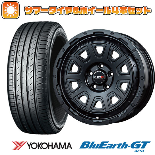 205/65R16 夏タイヤ ホイール4本セット ヤリスクロス YOKOHAMA ブルーアース GT AE51 LEHRMEISTER LMG DS 10 マットブラック 16インチ :arktire 22001 115610 28571 28571:アークタイヤ