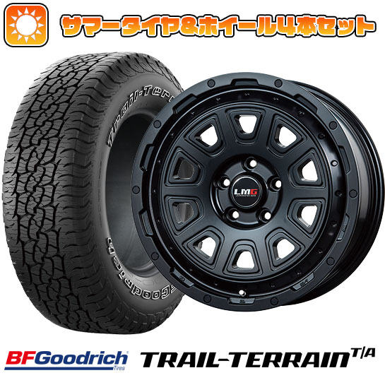 245/65R17 夏タイヤ ホイール4本セット BFグッドリッチ トレールテレーンT/A ORWL (5/114車用) LEHRMEISTER LMG DS 10 マットブラック 17インチ :arktire 19901 115613 36787 36787:アークタイヤ