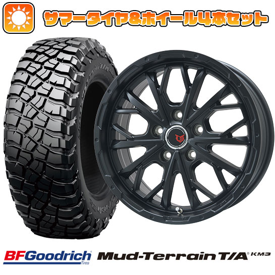 245/65R17 夏タイヤ ホイール4本セット RAV4（Adventure） BFグッドリッチ マッドテレーンT/A KM3 LEHRMEISTER LMG ヴァスティア(セミグロスブラック) 17インチ :arktire 19901 114053 29311 29311:アークタイヤ