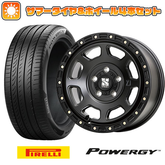 225/60R17 夏タイヤ ホイール4本セット PIRELLI パワジー (5/114車用) MLJ エクストリームJ XJ07 17インチ :arktire 1845 131718 36987 36987:アークタイヤ