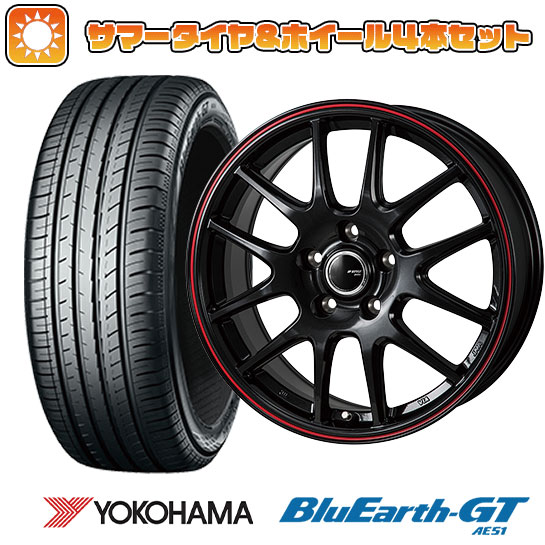 195/60R17 夏タイヤ ホイール4本セット ライズ/ロッキー（ハイブリッド） YOKOHAMA ブルーアース GT AE51 MONZA JPスタイル ジェファ 17インチ :arktire 25181 123264 33211 33211:アークタイヤ