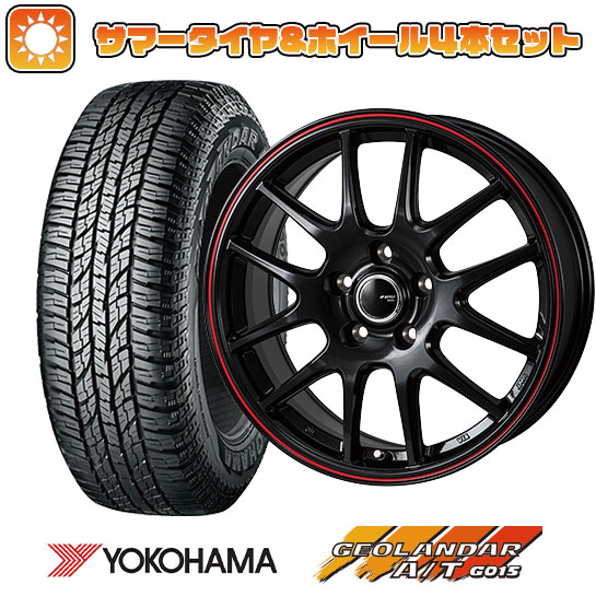 225/60R18 夏タイヤ ホイール4本セット YOKOHAMA ジオランダー A/T G015 RBL (5/114車用) MONZA JPスタイル ジェファ 18インチ :arktire 1341 123265 31742 31742:アークタイヤ