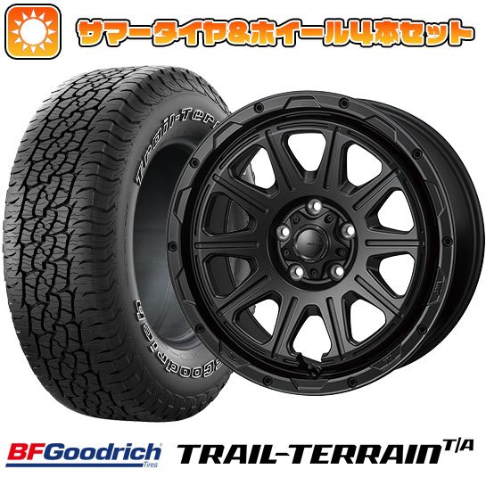 225/60R17 夏タイヤ ホイール4本セット BFグッドリッチ トレールテレーンT/A ORBL (5/114車用) MONZA HI BLOCK レグルス 17インチ :arktire 1845 123191 36817 36817:アークタイヤ