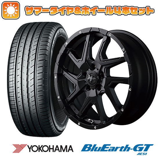 225/50R18 夏タイヤ ホイール4本セット YOKOHAMA ブルーアース GT AE51 (5/114車用) MID ナイトロパワー デリンジャー 18インチ :arktire 1301 135618 28543 28543:アークタイヤ