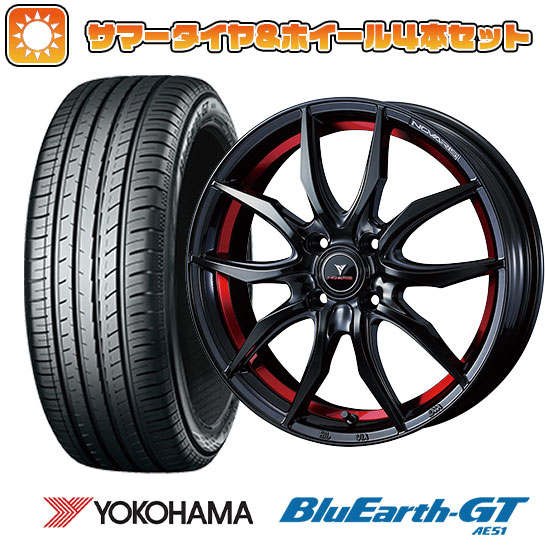 185/60R16 夏タイヤ ホイール4本セット YOKOHAMA ブルーアース GT AE51 (4/100車用) WEDS ノヴァリス ローグ VF 16インチ :arktire 13442 132829 33212 33212:アークタイヤ