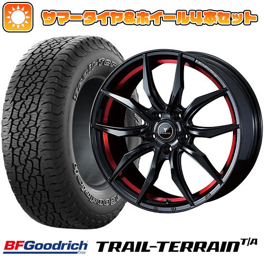 225/65R17 夏タイヤ ホイール4本セット BFグッドリッチ トレールテレーンT/A ORWL (5/114車用) WEDS ノヴァリス ローグ VF 17インチ :arktire 2182 136567 36785 36785:アークタイヤ