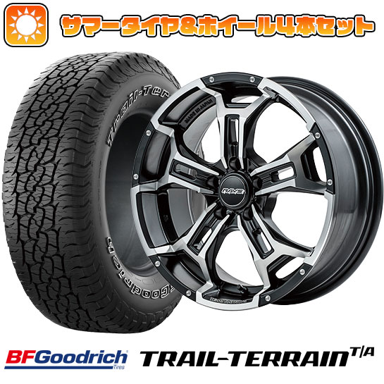 225/60R18 夏タイヤ ホイール4本セット BFグッドリッチ トレールテレーンT/A ORBL (5/114車用) RAYS デイトナ DS5 18インチ :arktire 1341 139771 36811 36811:アークタイヤ