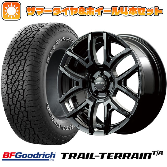 225/60R18 夏タイヤ ホイール4本セット BFグッドリッチ トレールテレーンT/A ORBL (5/114車用) RAYS デイトナ F6ドライブ 18インチ :arktire 1341 139772 36811 36811:アークタイヤ