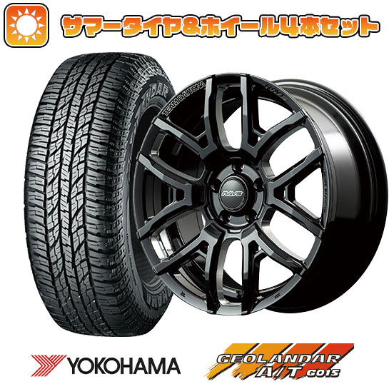 235/60R18 夏タイヤ ホイール4本セット ヨコハマ ジオランダー A/T G015 RBL (5/114車用) RAYS デイトナ F6ドライブ 18インチ :arktire 27064 139772 22898 22898:アークタイヤ