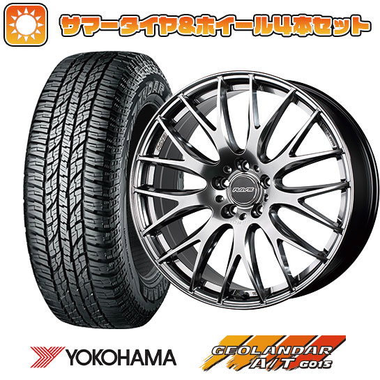 235/60R18 夏タイヤ ホイール4本セット ヨコハマ ジオランダー A/T G015 RBL (5/114車用) RAYS ホムラ 2X9PLUS 18インチ :arktire 27064 139754 22898 22898:アークタイヤ