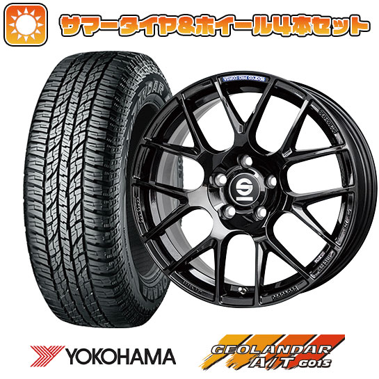 225/50R18 夏タイヤ ホイール4本セット YOKOHAMA ジオランダー A/T G015 RBL (5/114車用) OZ SPARCO プロコルサ 18インチ :arktire 1301 112965 35333 35333:アークタイヤ