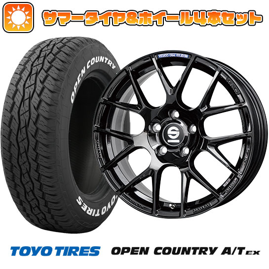 225/65R17 夏タイヤ ホイール4本セット TOYO OPEN COUNTRY A/T EX (5/114車用) OZ SPARCO プロコルサ 17インチ :arktire 2182 114088 33425 33425:アークタイヤ