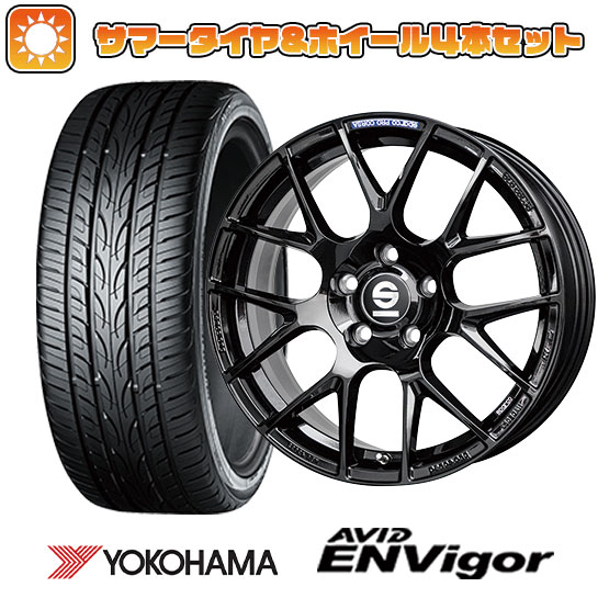 225/40R18 夏タイヤ ホイール4本セット ヨコハマ エイビッド エンビガーS321 (5/114車用) OZ SPARCO プロコルサ 18インチ :arktire 1131 112965 38559 38559:アークタイヤ