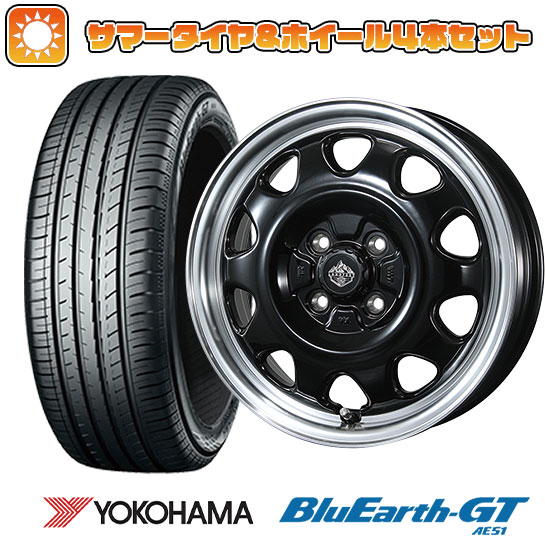 195/45R16 夏タイヤ ホイール4本セット YOKOHAMA ブルーアース GT AE51 (4/100車用) TOPY ランドフット SWZ 16インチ :arktire 189 119481 28558 28558:アークタイヤ