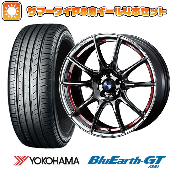 225/45R18 夏タイヤ ホイール4本セット YOKOHAMA ブルーアース GT AE51 (5/114車用) WEDS ウェッズスポーツ SA 25R 18インチ :arktire 1261 136689 28539 28539:アークタイヤ