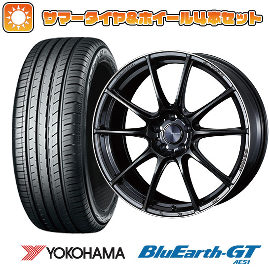 245/35R19 夏タイヤ ホイール4本セット YOKOHAMA ブルーアース GT AE51 (5/114車用) WEDS ウェッズスポーツ SA 25R 19インチ :arktire 1123 135180 28530 28530:アークタイヤ