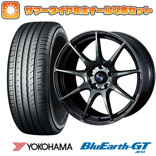 195/60R17 夏タイヤ ホイール4本セット ライズ/ロッキー（ハイブリッド） YOKOHAMA ブルーアース GT AE51 WEDS ウェッズスポーツ SA 99R 17インチ :arktire 25181 136525 33211 33211:アークタイヤ