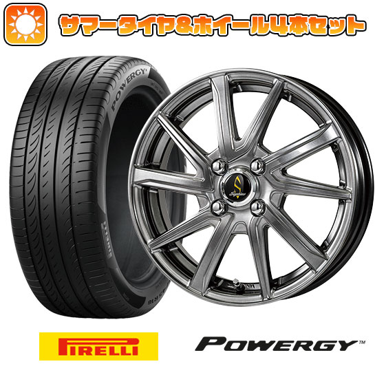 175/65R15 夏タイヤ ホイール4本セット PIRELLI パワジー (4/100車用) WORK セプティモGO1プラス 15インチ｜ark-tire