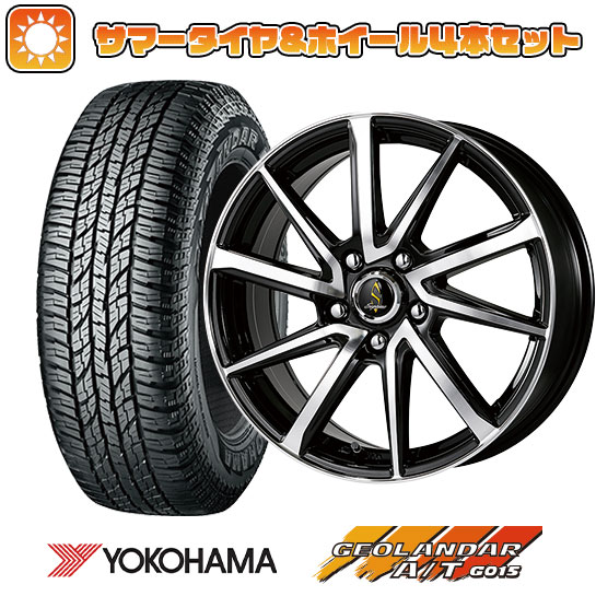 225/60R18 夏タイヤ ホイール4本セット YOKOHAMA ジオランダー A/T G015 RBL (5/114車用) WORK セプティモGO1プラス 18インチ :arktire 1341 117203 31742 31742:アークタイヤ