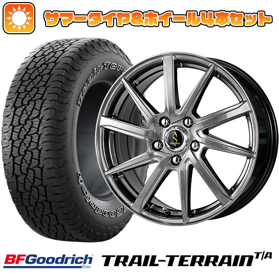 225/65R17 夏タイヤ ホイール4本セット BFグッドリッチ トレールテレーンT/A ORWL (5/114車用) WORK セプティモGO1プラス 17インチ :arktire 2182 117187 36785 36785:アークタイヤ