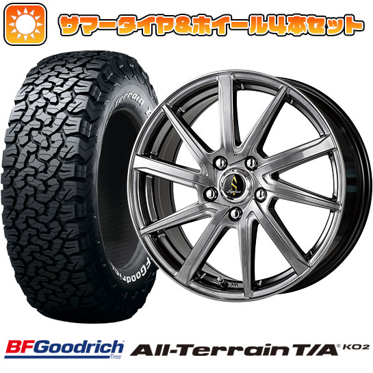 225/65R17 夏タイヤ ホイール4本セット BFグッドリッチ オールテレーンT/A KO2 RBL (5/114車用) WORK セプティモGO1プラス 17インチ :arktire 2182 117187 23750 23750:アークタイヤ