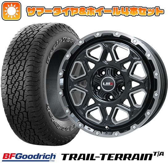 245/65R17 夏タイヤ ホイール4本セット BFグッドリッチ トレールテレーンT/A ORWL (5/114車用) LEHRMEISTER LMG モンタグナ 17インチ :arktire 19901 120457 36787 36787:アークタイヤ