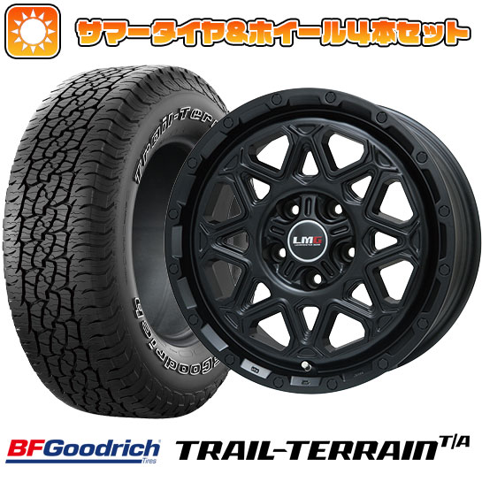 245/70R16 夏タイヤ ホイール4本セット BFグッドリッチ トレールテレーンT/A ORWL (5/114車用) LEHRMEISTER LMG モンタグナ(マットブラック) 16インチ :arktire 15841 120455 36795 36795:アークタイヤ