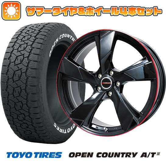 235/60R18 夏タイヤ ホイール４本セット (5/114車用) TOYO オープンカントリー A/T III RWL/RBL プレミックス ヴェランV 18インチ :arktire 27064 119931 42842 42842:アークタイヤ